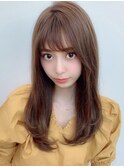 フェザーバング大人かわいいテラコッタベージュ20代30代/吉祥寺