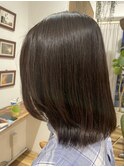 20代30代40代50代◎大人可愛い切りっぱなしミディアムボブ