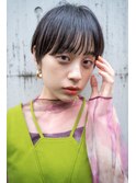 黒髪ショート【ワイドバング】