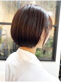 《knit銀座》大人可愛い20代30代40代ショートボブ丸み前下がり