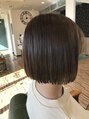 アグ ヘアー グロウ 石巻蛇田店(Agu hair grow) あご下切りっぱなしボブ☆オイルで仕上げて簡単スタイル♪