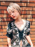 Aimee町田　丸みショート×ライトベージュ