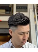 ウェーブパーマ フェード