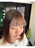 ★ホワイトブルー×ピンク×フロントカラー★詳細はブログまで