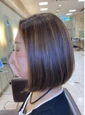 ショートボブ×30代　40代　50代