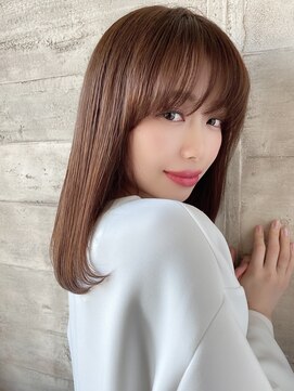 グリン 栄(grin) 大人小顔美髪フェミニンロブby橋本圭司