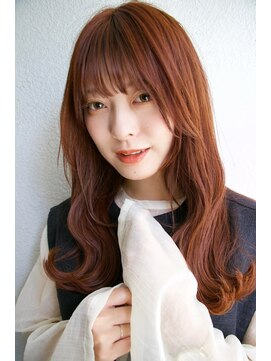 ユートラクト 寝屋川(U-tract) 【U-tract】ウェーブ巻き×オレンジブラウン