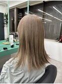レディース　ブリーチ　ミルクティー　ベージュ　ケアブリーチ