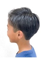黄ぐまくん美容室 キッズ お子様カット ツーブロック ショート