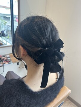 スタイル(STYLE) シニヨン　パーティーヘアセット