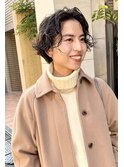 ショートパーマ　パーマ　ハンサムショート