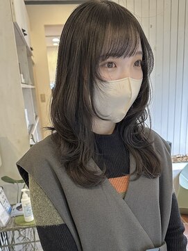 リトルガーデン(Little Garden) セミロングウルフ☆レイヤー/透明感シースルー前髪◇20代30代