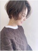 ショートボブ髪型20代30代40代50代前髪あり前髪なし面長丸顔小林