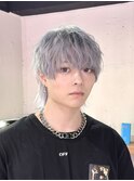 ホワイトシルバー/メンズウルフ/ハイトーンウルフ