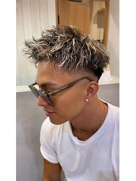 メンズバイココテラス 豊中(men's by cocoterace) ツイスパ/メンズパーマ/メンズカット/メッシュ/ホワイトメッシュ