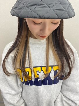 ジーナ 福岡藤崎(Zina) [Zina藤崎]髪質改善/こなれミディ/韓国ヘア/前髪/顔周り