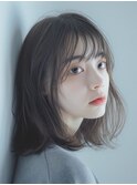 モノトーングレージュ×ラフボブスタイル【髪質改善　梅田】１