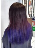 グラーデーションカラー、バイオレット、紫、パープル