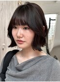 20代/韓国ボブ/レイヤーボブ/タッセルボブ/透明感カラー