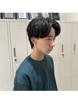 ジーナ 博多筑紫口(Zina)&nbsp;センターパート×ニュアンスパーマ！【福田れん】