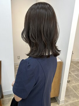 ハイフ(haif) 【haif】レイヤーロブ×ラベンダーグレージュ