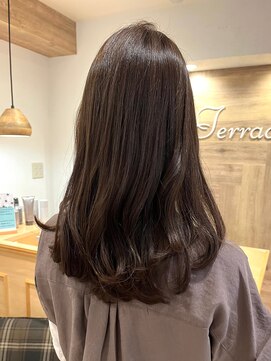 テラス(Terrace) 【Terrace】セミロングレイヤー×アッシュブラウン