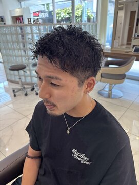 アッシュ 下北沢店(Ash) ピンパーマでくしゃっとスパイキーショート