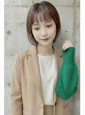朝楽◎乾かすだけで決まる、大人の美人ミニボブ/福岡