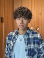 アルジャーノンシロ(ALGERNON shiro)&nbsp;マッシュシャドウパーマ