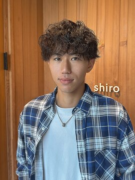 アルジャーノンシロ(ALGERNON shiro) マッシュシャドウパーマ