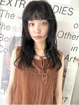 シータ(sheta) 【表参道sheta中澤】ハッシュカットロング似合わせカットパーマ