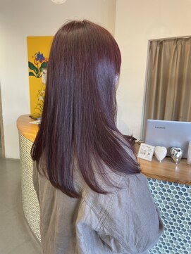 サニーズ(SUNNY'S by CONKS) ブリーチ無しダブルカラー/ワインレッド/ダブルカラー/柏