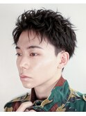 無造作アップバングアクティブショートスパイキーショート