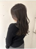 グレージュ大人ウェーブ
