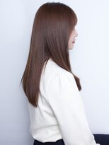 サロン ハナノ(Salon Hanano)&nbsp;抜け感ミディアムレイヤーカット20代30代明るめオリーブベージュ