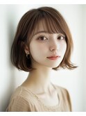 ココアベージュ/オリーブグレー/小顔/黒髪[立川/髪質改善]