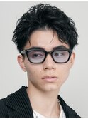 新橋メンズパーマフェザーパーマシャドウパーマセンターパート