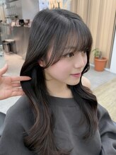 ロンドクロエ 横浜(Lond Chloe)&nbsp;オリーブグレー/韓国レイヤーカット/マロンベージュ/黒髪/小顔