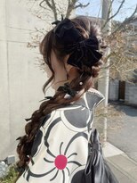 エム インターナショナル 春日部本店(EMU international)&nbsp;ロングを活かした編みおろし