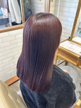 wave 艶髪ピンクカラー