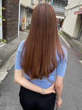 オリン 吉祥寺(orin) 柔らかい艶をまとった髪質改善ブラウン【縮毛矯正 orin