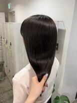 エイチ(811)&nbsp;ミルクティーベージュショートボブシースルーマッシュパーマ50代