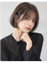 ヘアアンドメイク アース 入間店(HAIR&MAKE EARTH) 前下りショートボブ