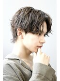 センターパート シャドウパーマ 鹿児島メンズ