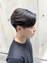 フレイム(FLAME)&nbsp;【FLAME 天文館】ニュアンスフェザーパーマ×センターパート