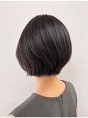 ショートボブ×アッシュで艶やか大人スタイル