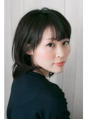 内巻きワンカール★ニュアンスミディ