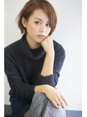 Rumor×小顔・モデル風前下がりショート☆タイトシルエット