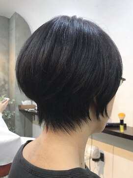 エトネ ヘアーサロン 仙台駅前(eTONe hair salon) お客様スタイル　メリハリショートボブ