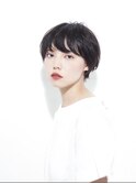 ショート×黒髪×ふんわり